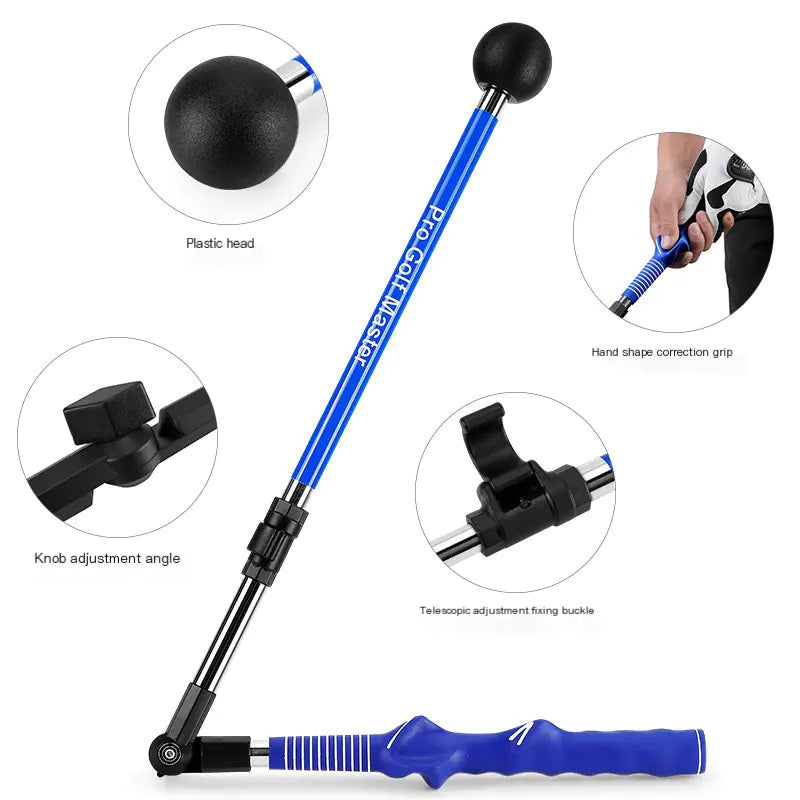 PGM Golf Folding Swing Trainer with Adjustable Angle
