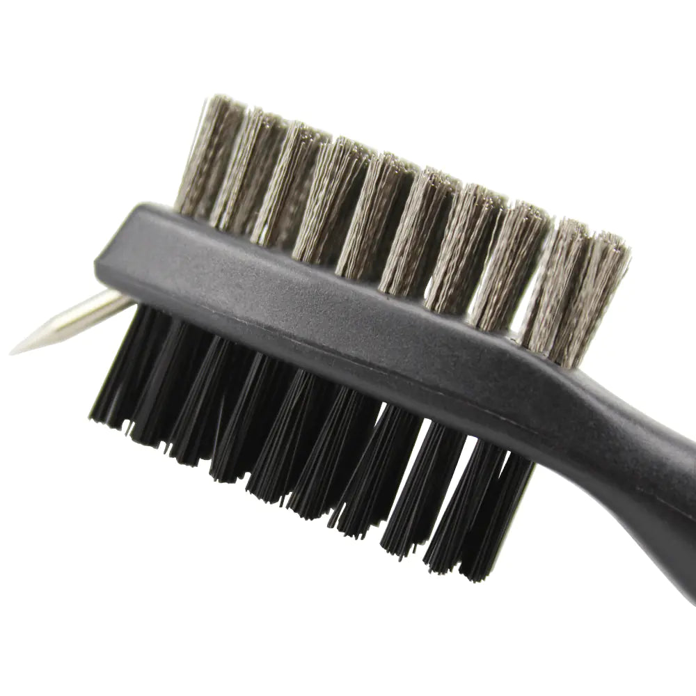 Golf Club Brush - 2-Sided Groove Cleaner Kit