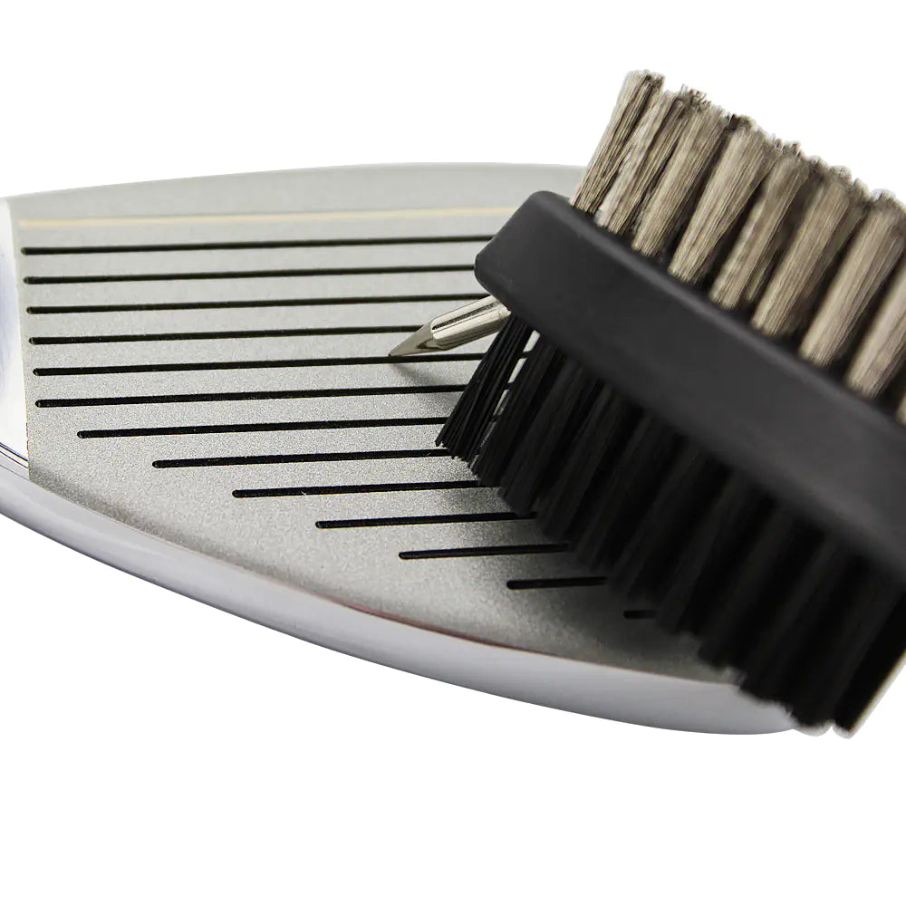 Golf Club Brush - 2-Sided Groove Cleaner Kit