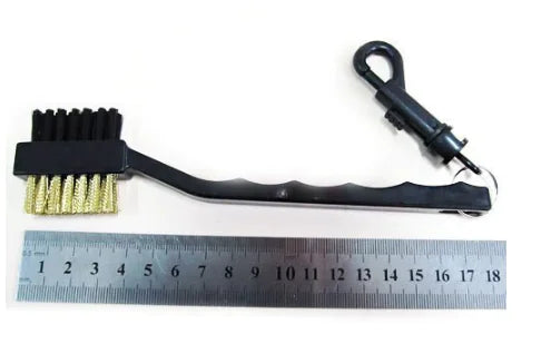 Golf Club Cleaning Brush - Double-Sided with Copper/PP Bristles