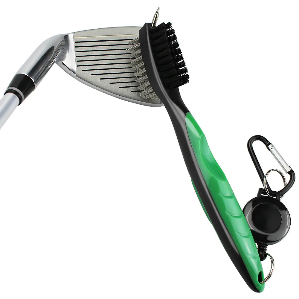 Golf Club Brush - 2-Sided Groove Cleaner Kit
