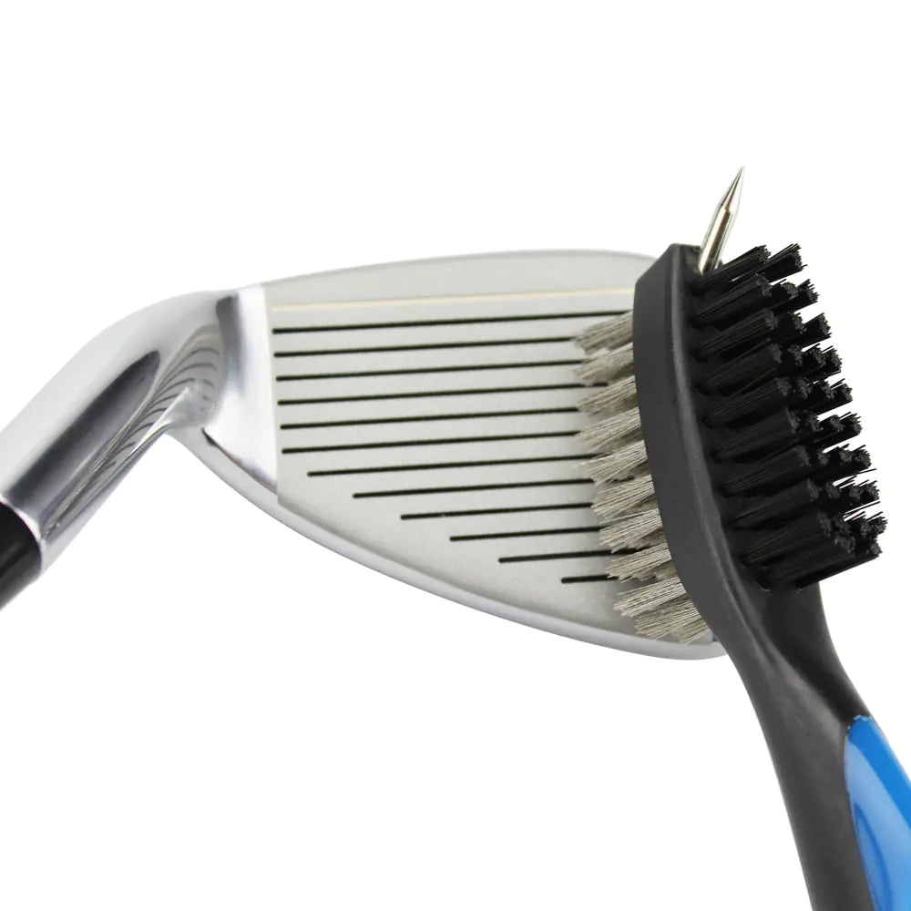 Golf Club Brush - 2-Sided Groove Cleaner Kit